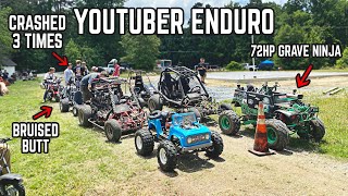 2021 BACKYARD 500 10Way YouTuber Enduro Race [upl. by Ewens]