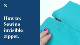 How To Sewing Invisible Zipper [upl. by Alemrac7]