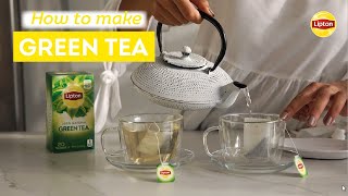 How to Make Green Tea with Lipton [upl. by Aracaj]