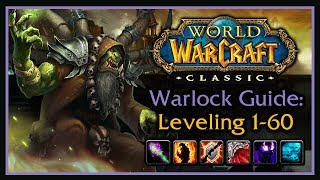 Classic WoW Warlock Leveling Guide 20 Talents Wand Progression Rotation Macros Tips amp Tricks [upl. by Namsu]