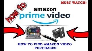 How To Find Amazon Video Purchases [upl. by Aindrea]